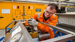 Testing equipment in Proserv facility